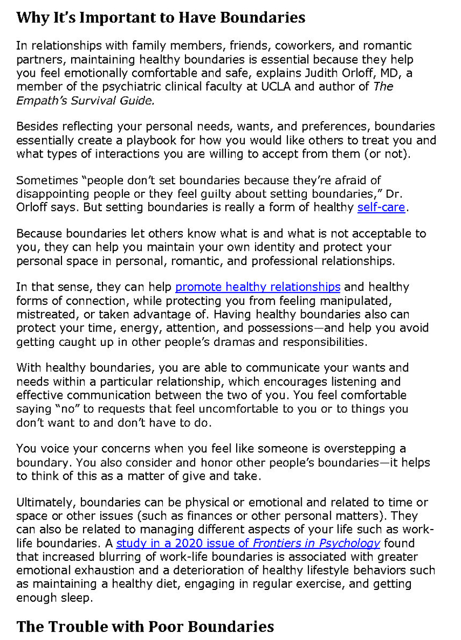 family communication boundaries