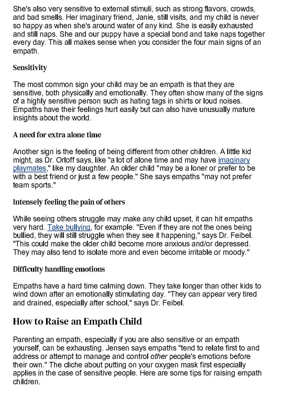 Parents Magazine: How to Raise an Empathic Child